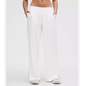 lululemon athletica White Wide-Leg Pull-On Track Pants